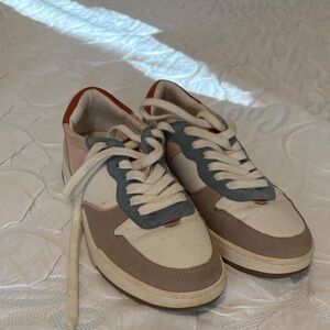 Madewell Women's Sneakers in Cream, Gray, and Tan